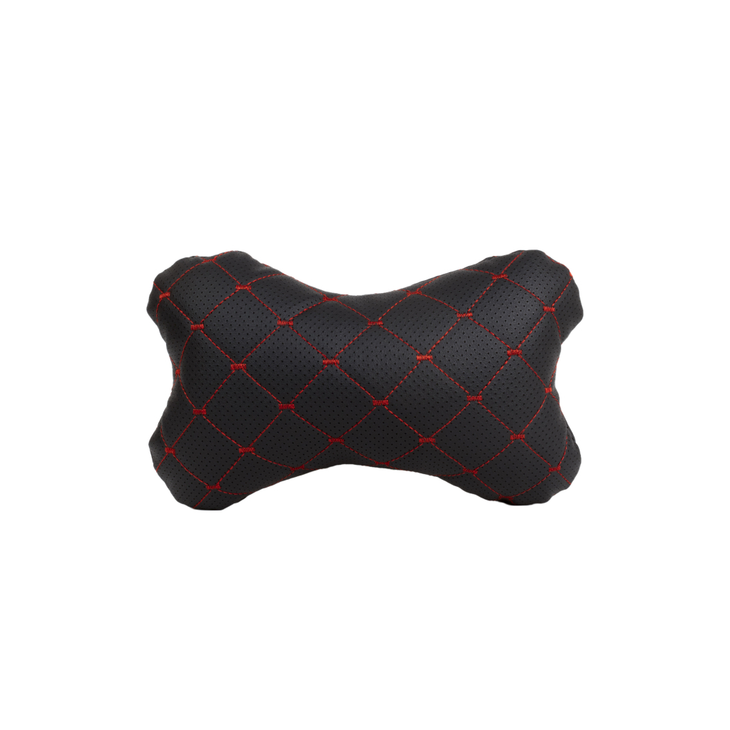 Подушка EVAtech ECO 27х16 см чорна з червоною ниткою (SPCRBR) - зображення 1