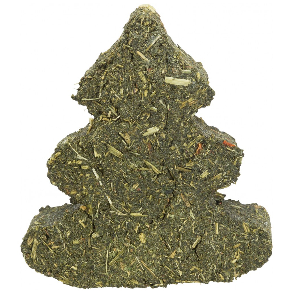 Ласощі для гризунів Trixie Різдвяна "Ялинка" морква, квіти, петрушка 90 г (4011905927824) - зображення 6