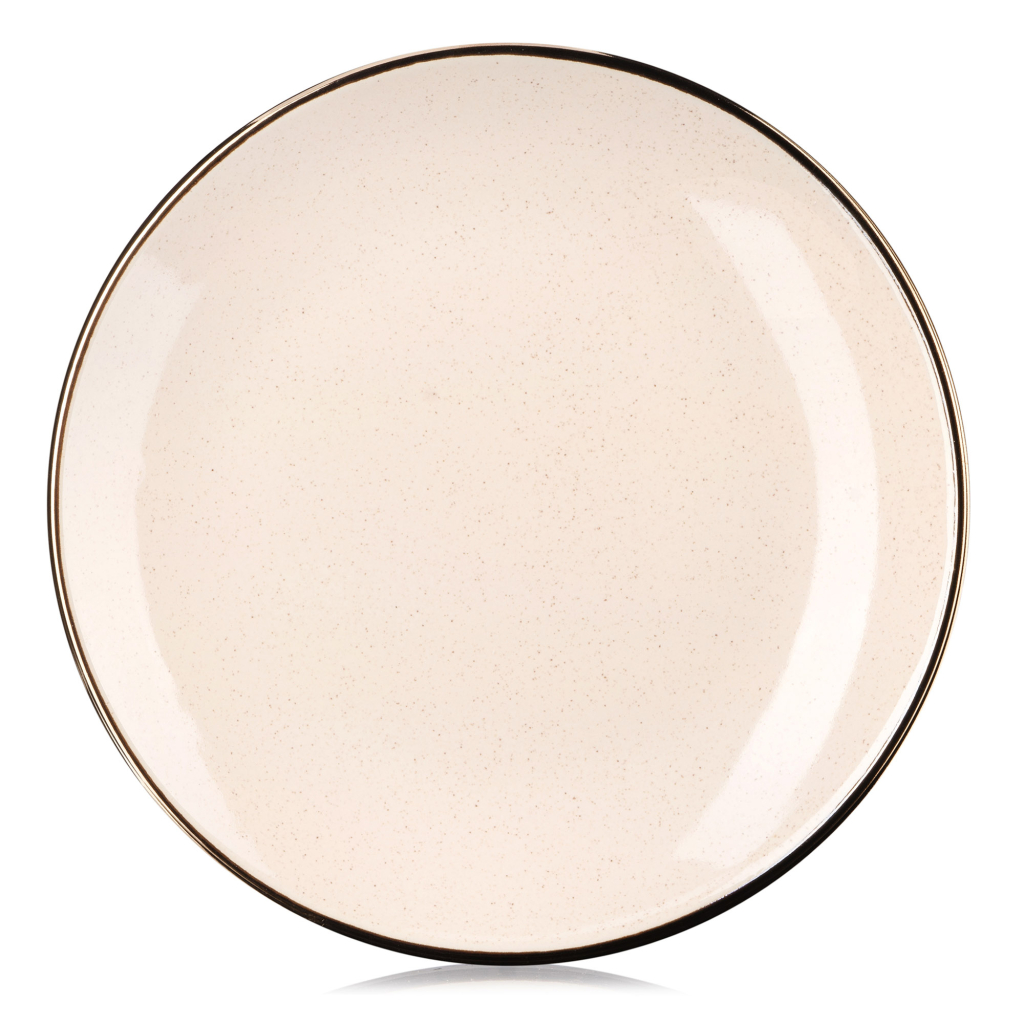 Тарілка Ardesto Emilia, 27.5см, кераміка, бежевий (AR0726EBG) - зображення 1