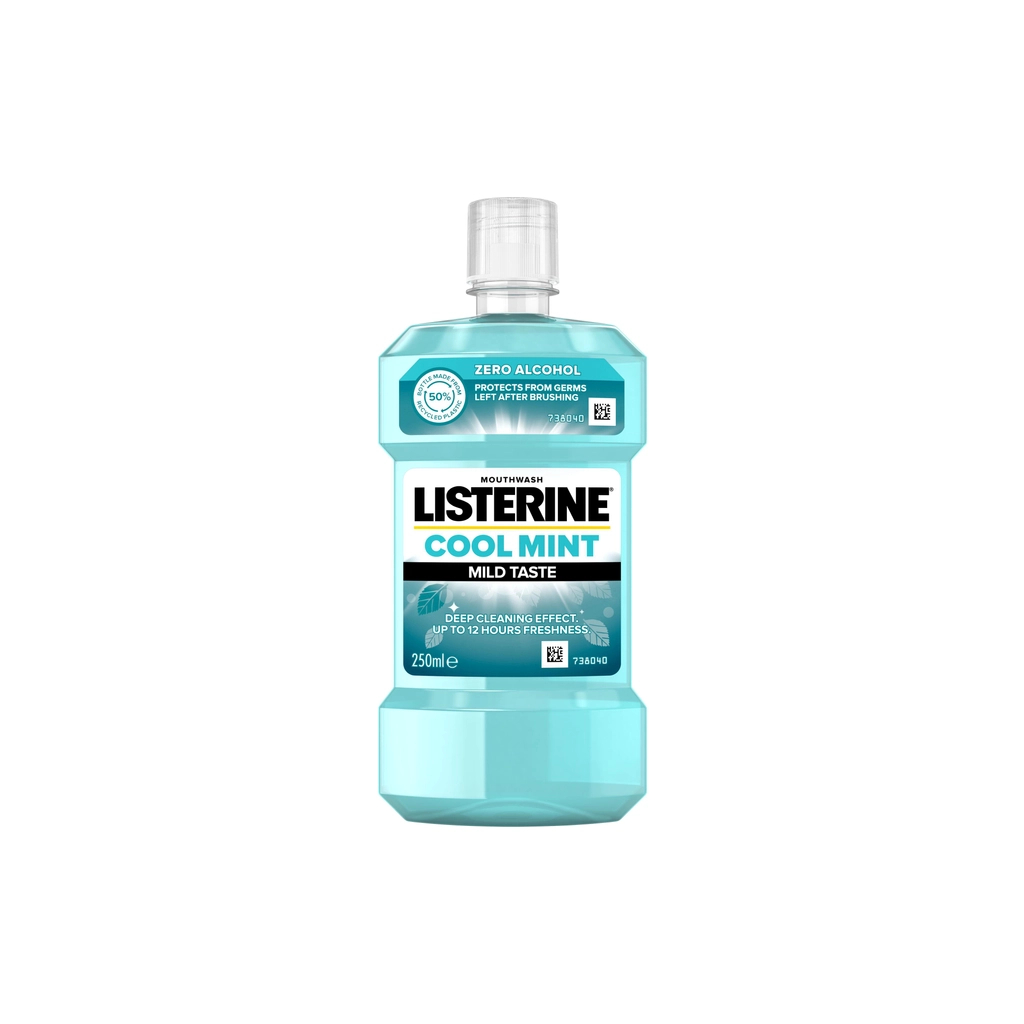Ополіскувач для порожнини рота Listerine Свіжа м'ята М'який смак 250 мл (3574661044965/3574661021768) - изображение 1