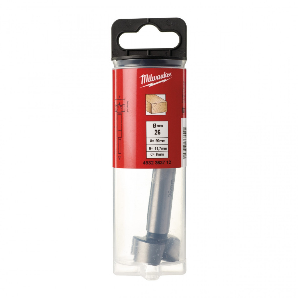 Свердло Milwaukee FORSTNER 26 X 90мм (4932363712) - зображення 2