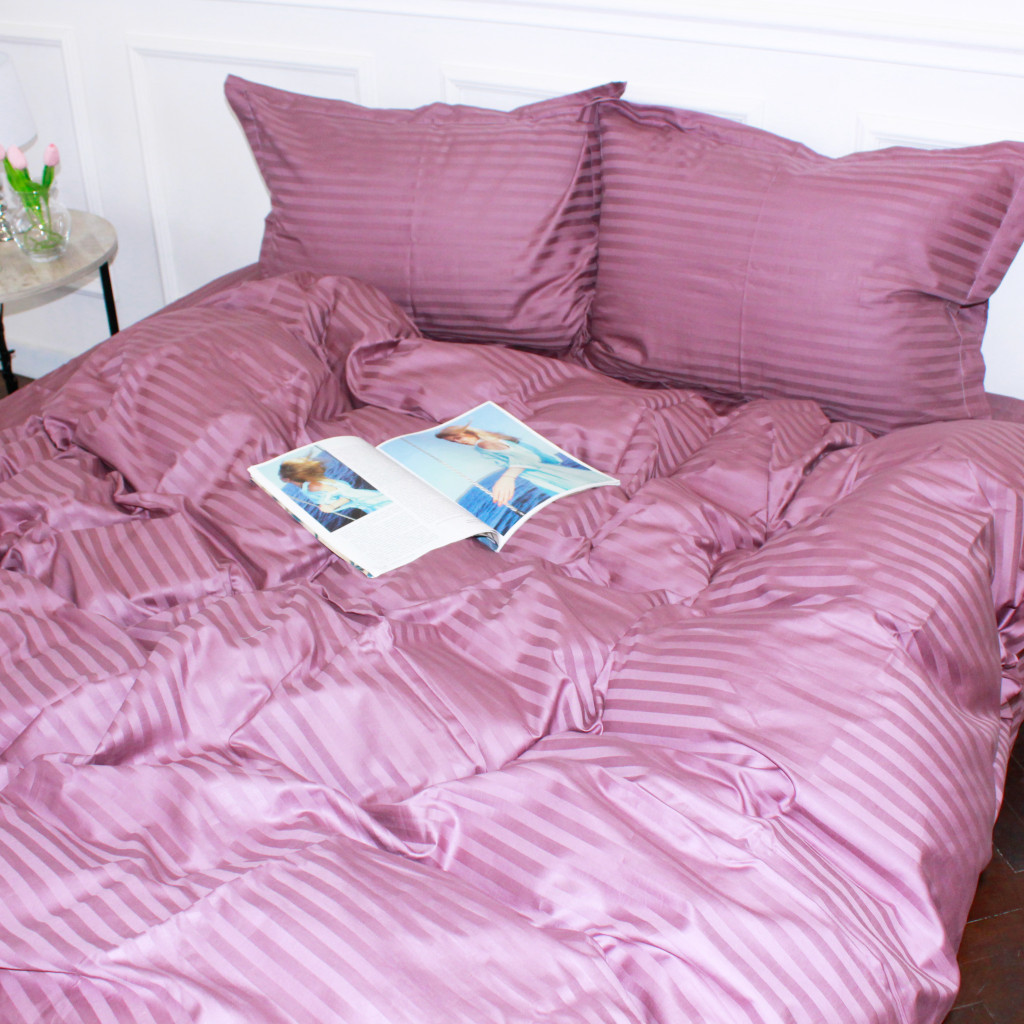 Постільна білизна MirSon Satin 30-0008 SmokyPink 160х220 Сімейний (2200005250334) - зображення 5