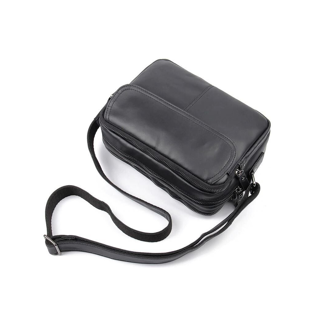 Сумка Vintage З натуральної шкіри зерниста Чорна (14548) - зображення 8