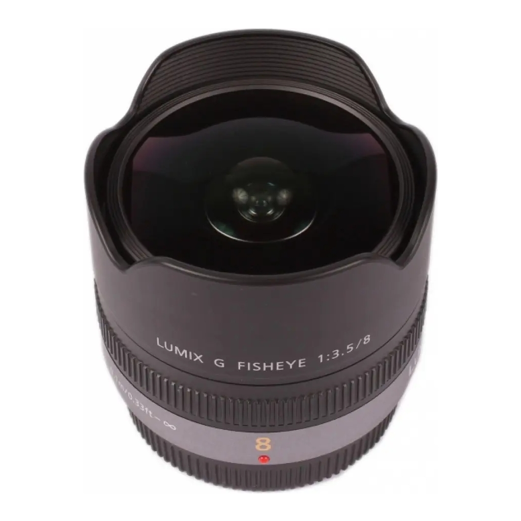 Об'єктив Panasonic Micro 4/3 Lens 8mm F3.5 Fish Eye (H-F008E) - зображення 3