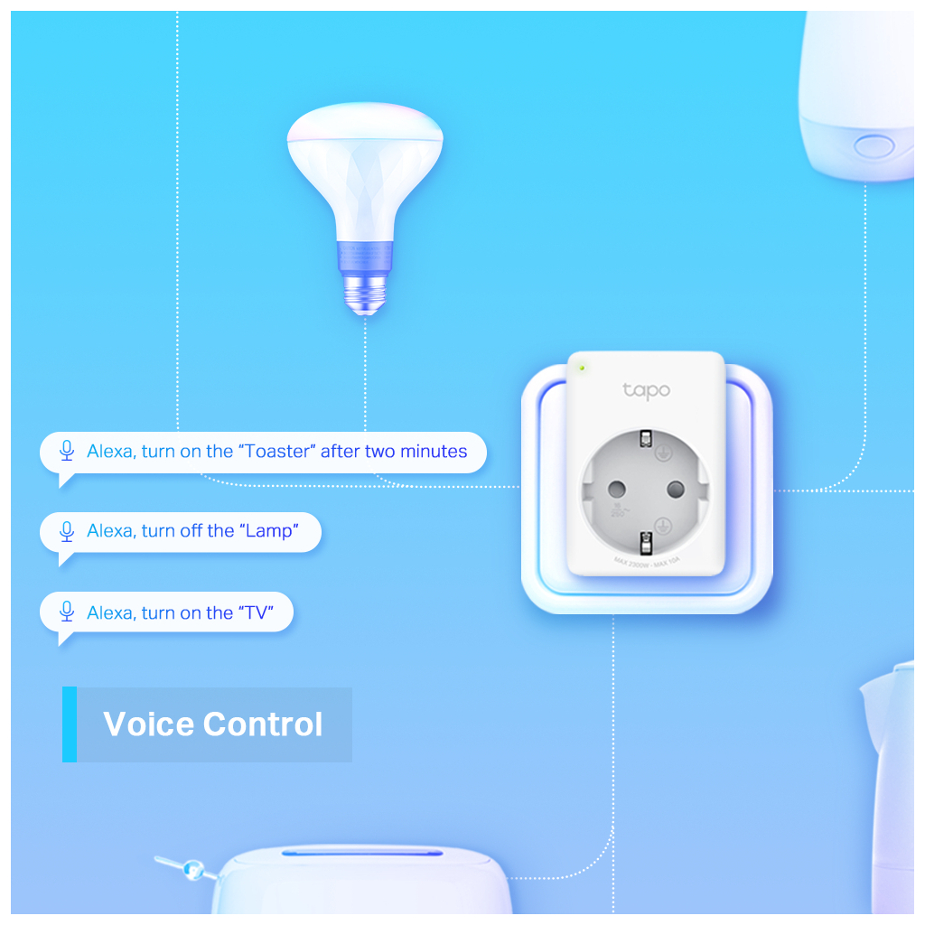 Розумна розетка TP-Link Tapo P100 (2-pack) (Tapo P100(2-pack)) - изображение 6