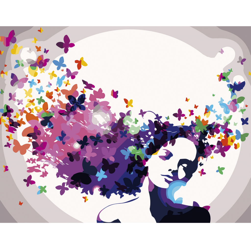 Картина по номерам Strateg Кольорові думки 40х50 см (VA-2664) - зображення 1