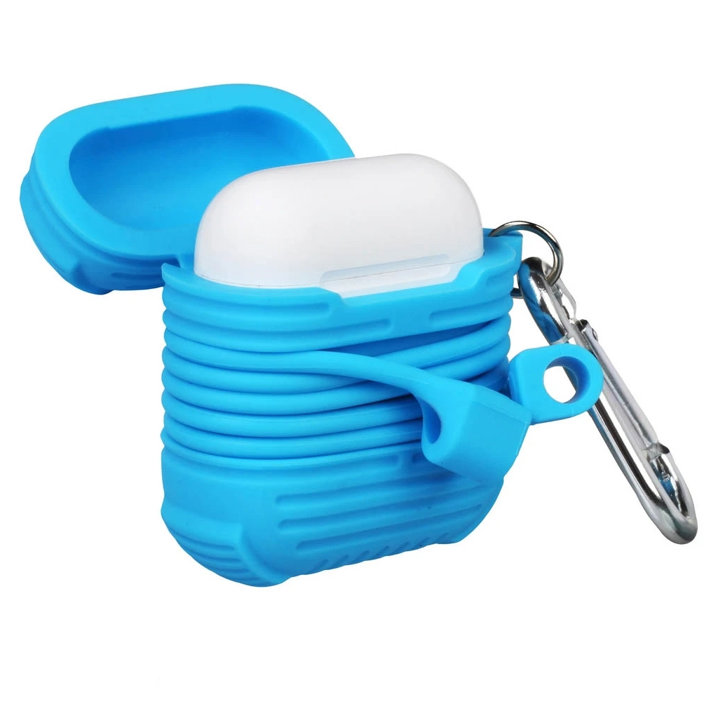 Чохол для навушників Armour i-Smile для Apple AirPods IPH1437 Blue (702331) - зображення 2