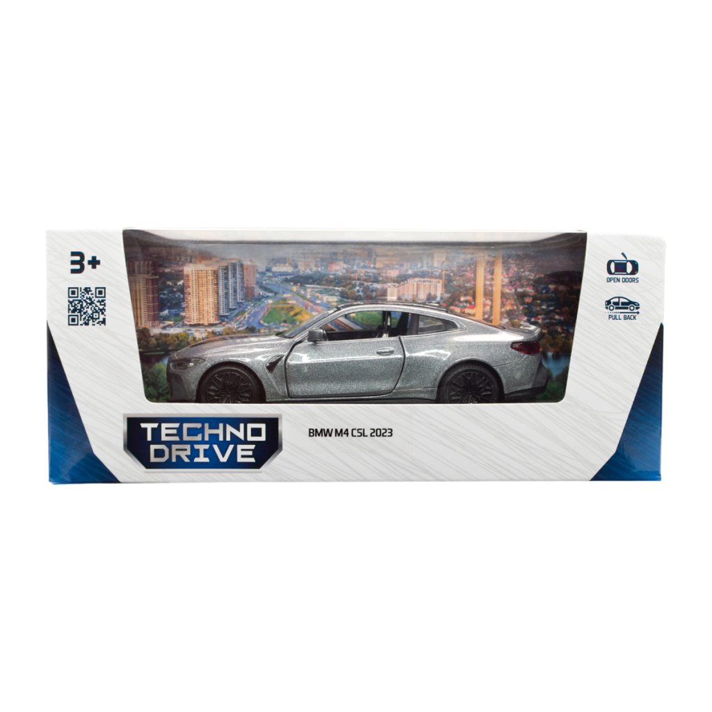Машина TechnoDrive BMW M4 CSL 2023 сірий (250436U) - изображение 9