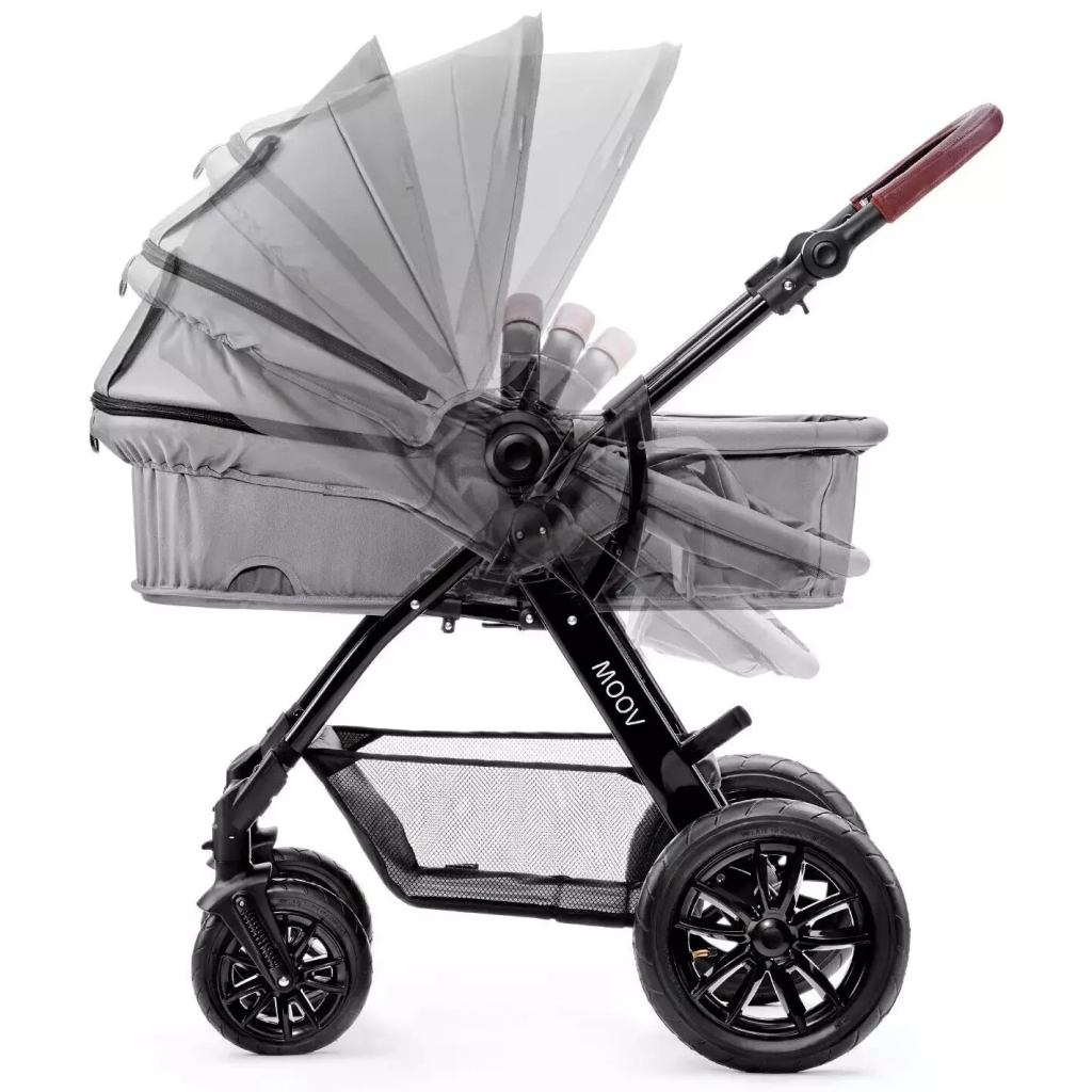 Коляска Kinderkraft 3 в 1 Moov Gray (KKWMOOVGRY00NC) (5902533906949) - зображення 6
