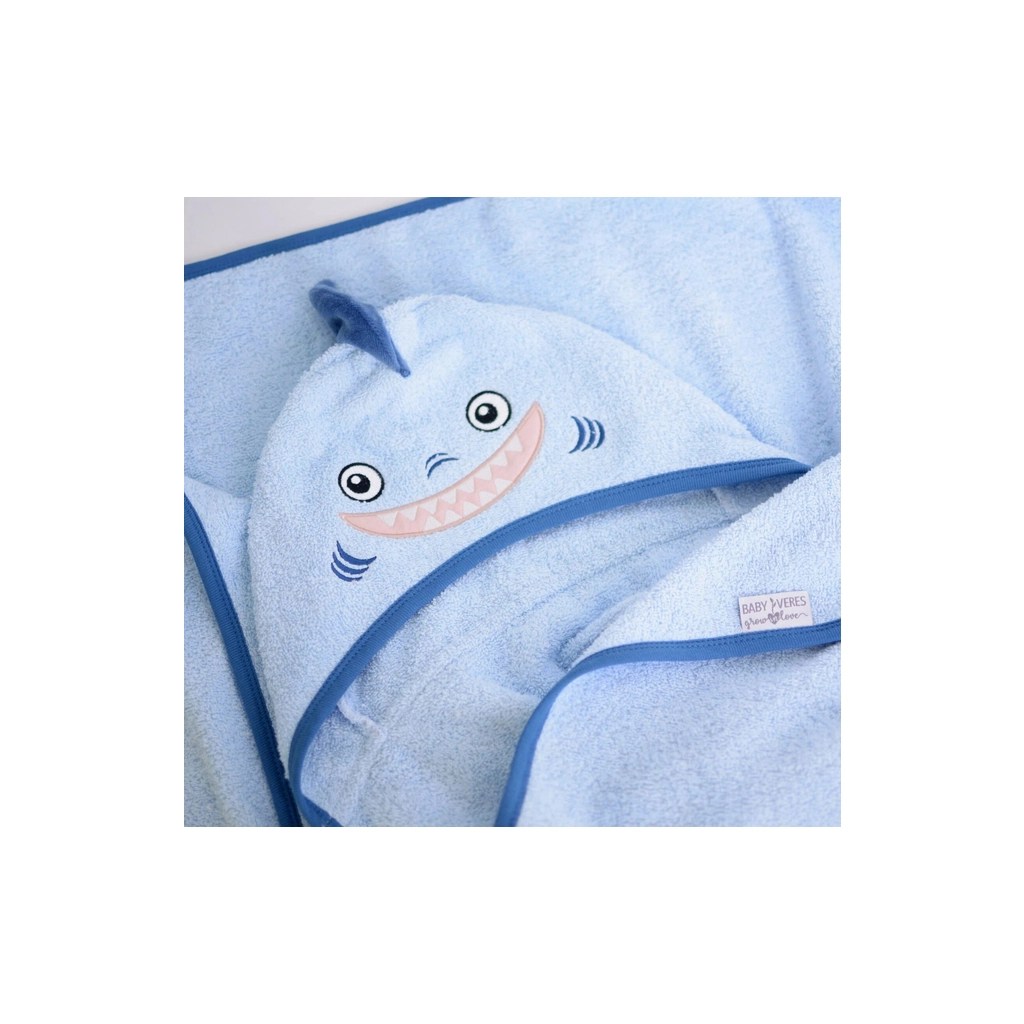 Пелюшки для малюків Верес Пелюшка для купання Baby Veres "Shark blue" 80*120 (190.52) - зображення 3