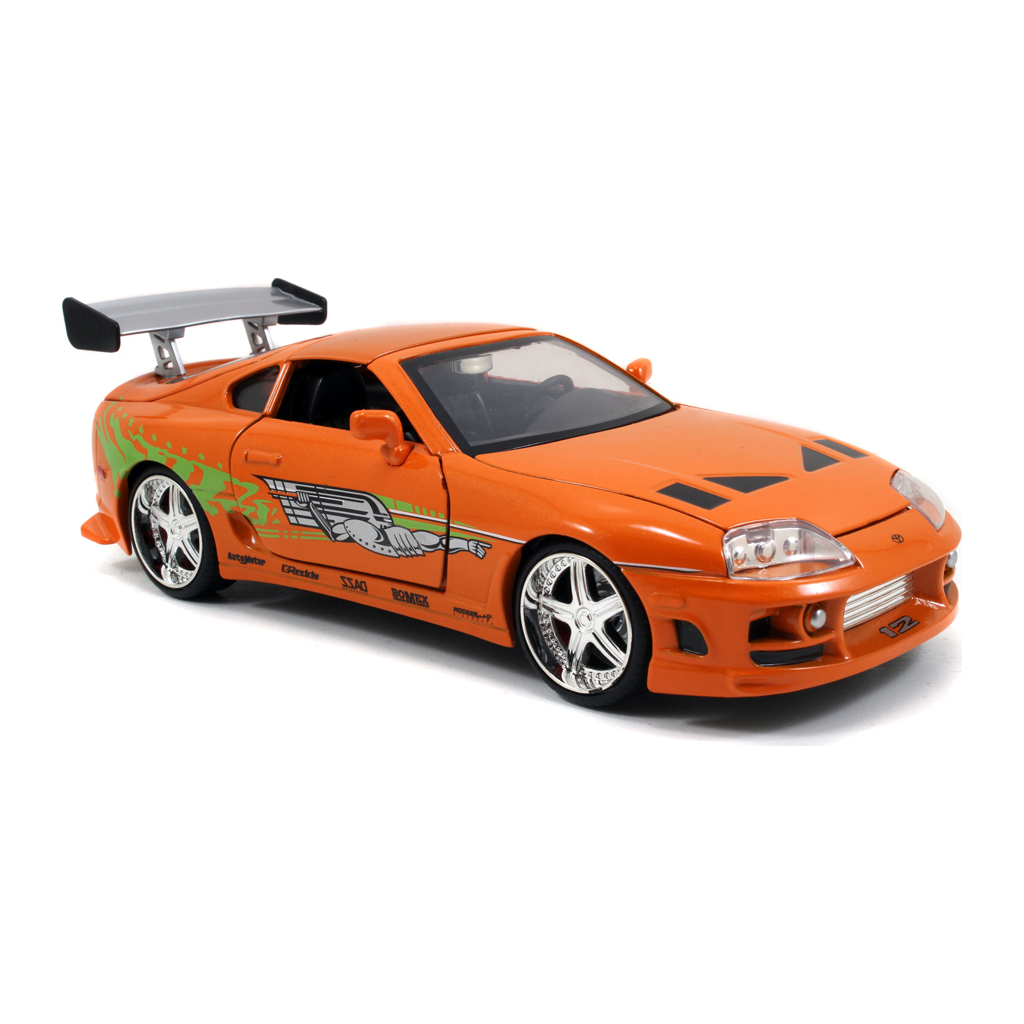 Машина Jada металева Форсаж Toyota Supra (1995) + фігурка Браяна 1:24 (253205001) - зображення 5