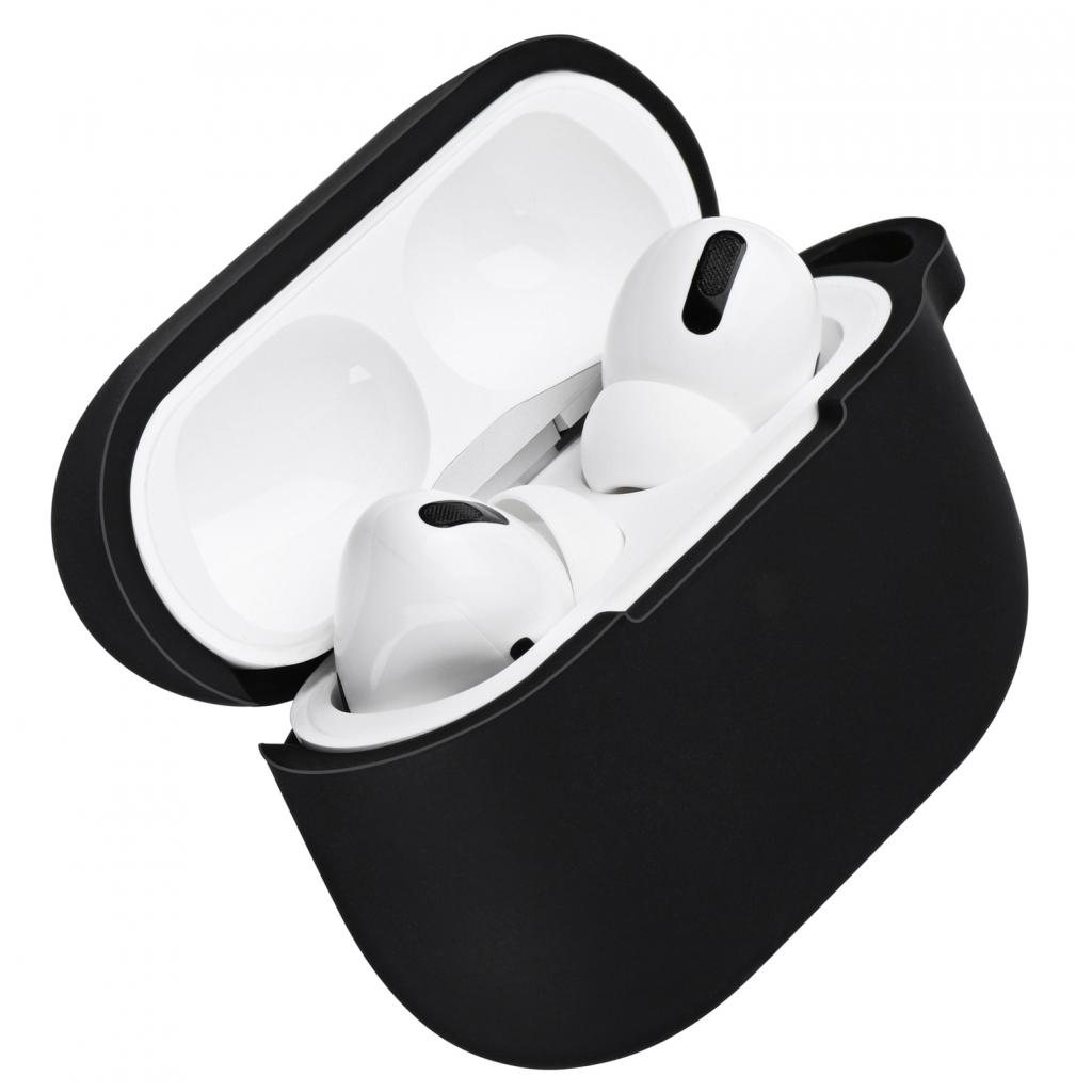 Чохол для навушників 2E для Apple AirPods Pro Pure Color Silicone 2.5 мм Black (2E-PODSPR-IBPCS-2.5-BK) - зображення 2