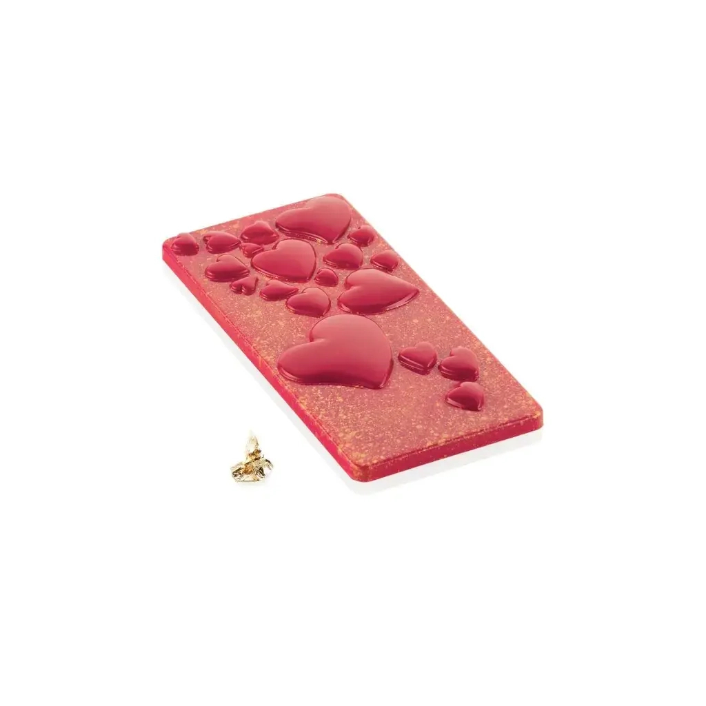 Форма для шоколаду Silikomart Tesoro T 150x70 h10 мм 74 мл x 3 (CH036 - TESORO T) - зображення 1