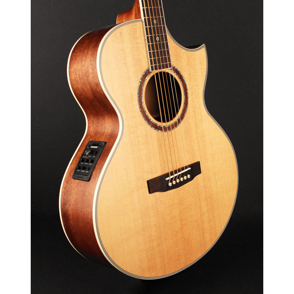 Гітара електроакустична Cort NDX Baritone Natural Satin - зображення 3