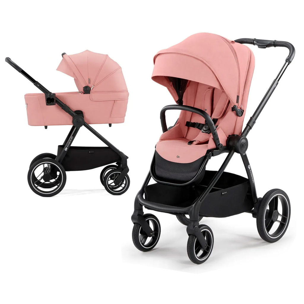 Коляска Kinderkraft 2 в 1 Nea Ash Pink (KSNEA000PNK2000) (5902533919840) - зображення 1