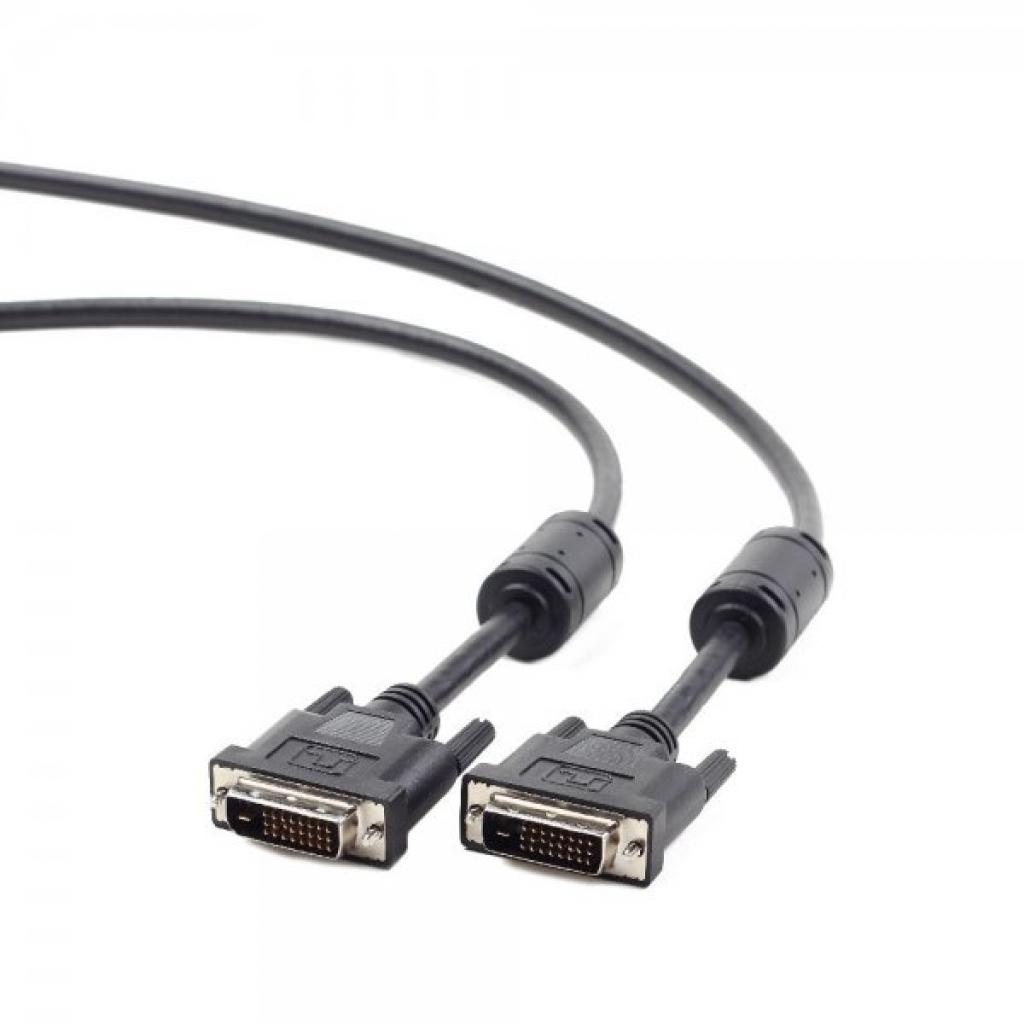 Кабель мультимедійний DVI to DVI 24+1pin, 3.0m Cablexpert (CC-DVI2-BK-10) - зображення 2