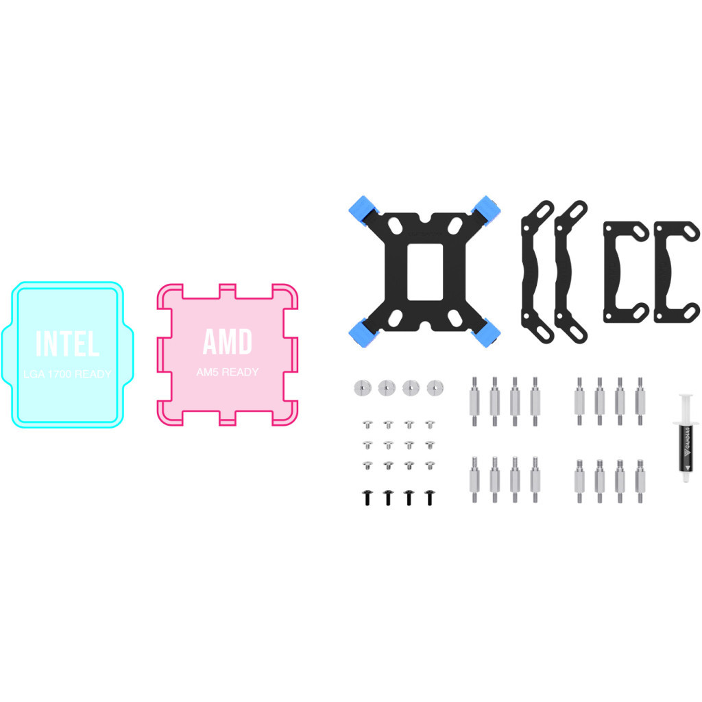 Система рідинного охолодження Gamdias AURA GL240 V2 CPU Liquid Cooler (4712960139336) - зображення 10