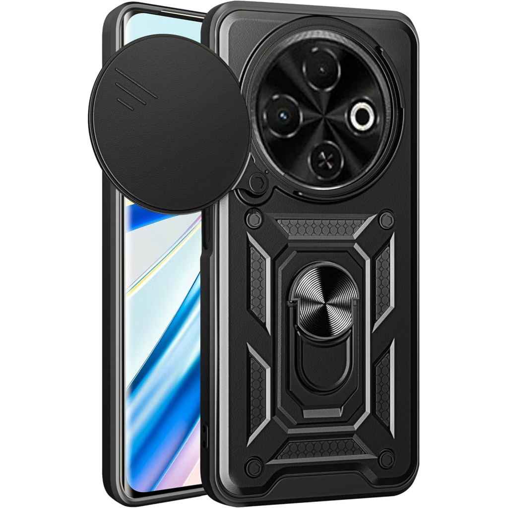 Чохол до мобільного телефона BeCover Military Tecno Spark 30C 4G Black (713074) - зображення 6