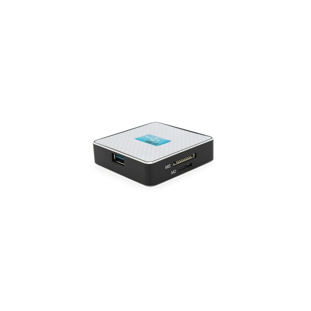 Зчитувач флеш-карт Voltronic USB 3.0 to SD/MMC/MS/TF/M2 white (HDH-939W/08625) - зображення 4