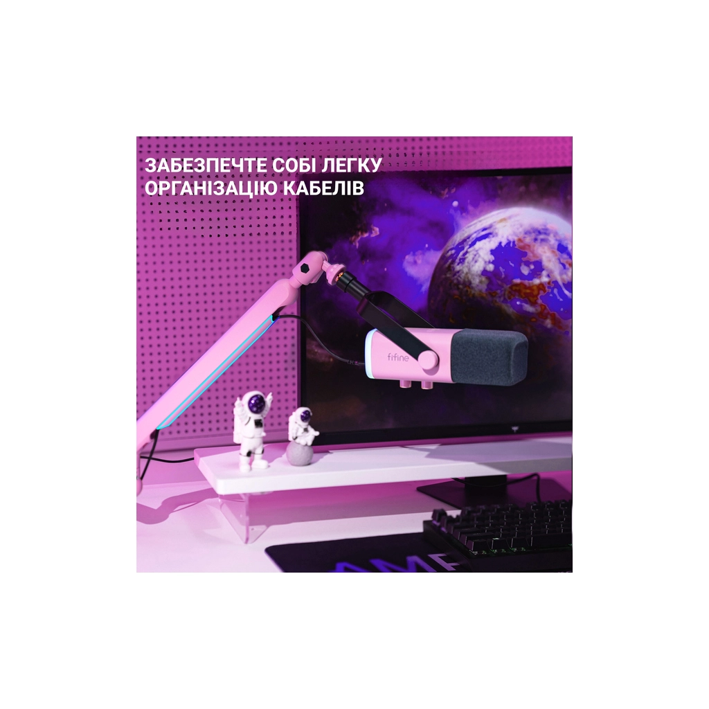 Мікрофон Fifine TAM8P USB/XLR Pink (TAM8P) - зображення 10