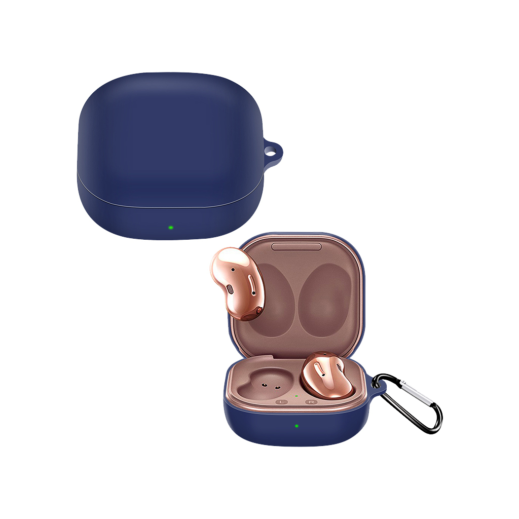 Чохол для навушників BeCover Silicon для Samsung Galaxy Buds 2 / Buds Live / Buds Pro Deep Blue (705407) - зображення 2