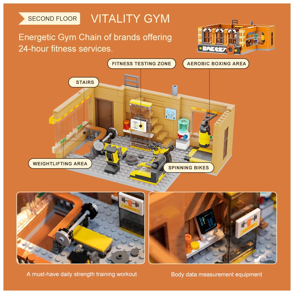 Конструктор Pantasy Original - Joyside Series Пекарня (85013) - зображення 4