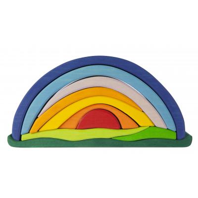 Конструктор Nic дерев'яний Схід Синій (NIC523324) - зображення 1