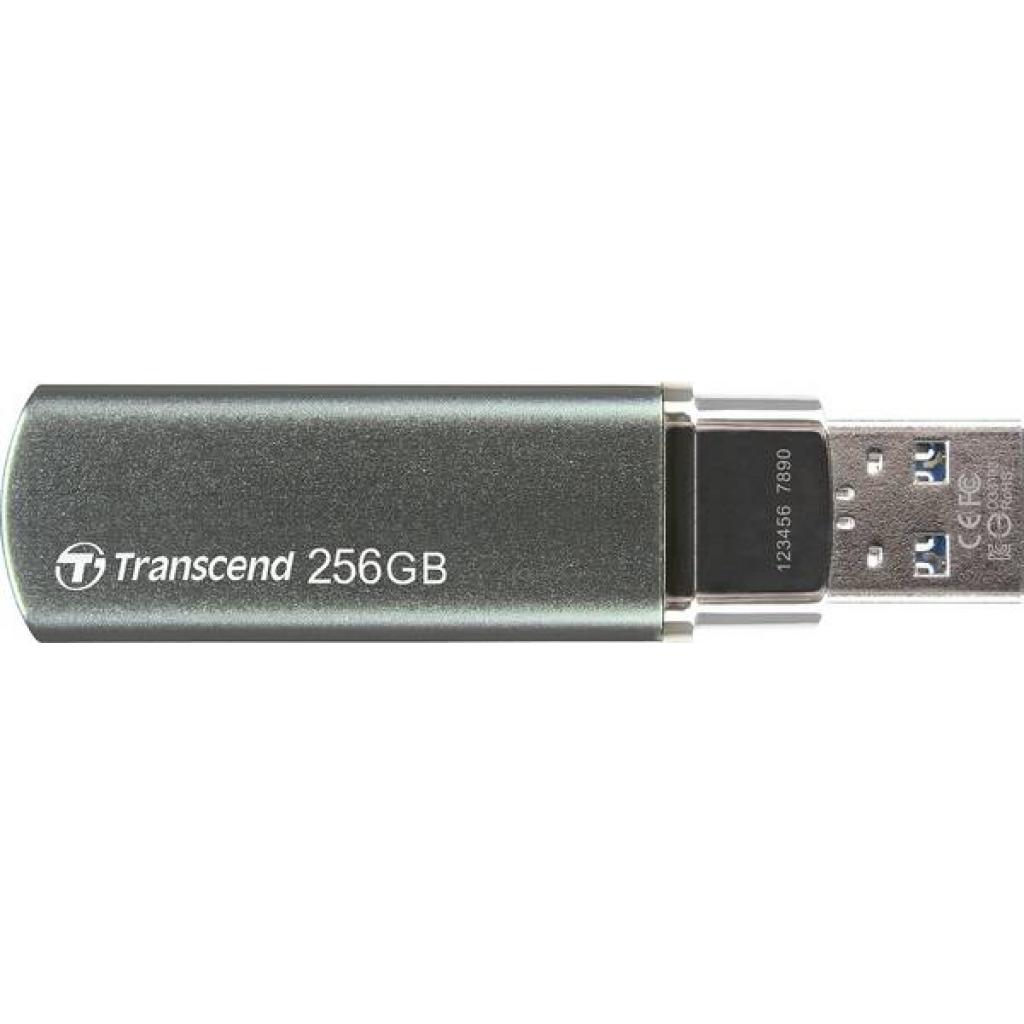 USB флеш накопичувач Transcend 256GB JetFlash 910 USB 3.1 (TS256GJF910) - зображення 2