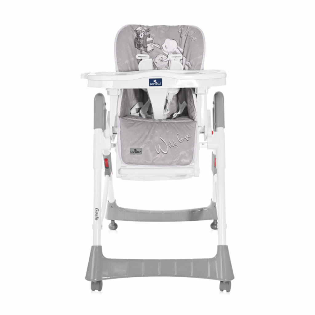 Стілець для годування Bertoni/Lorelli GUSTO grey rabbits - зображення 2