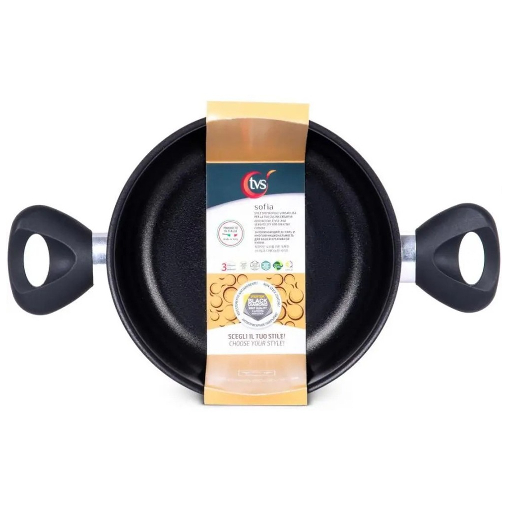 Каструля TVS Sofia 24 см, 3,5 л, жовта (83404242310101ж) - зображення 2