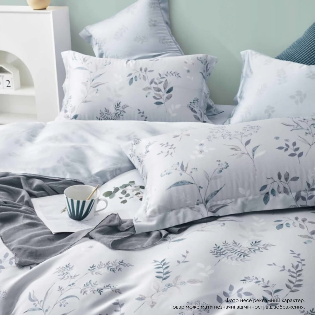 Постільна білизна Home Line Сатин Тенсел Лепато євро (187065) - зображення 2