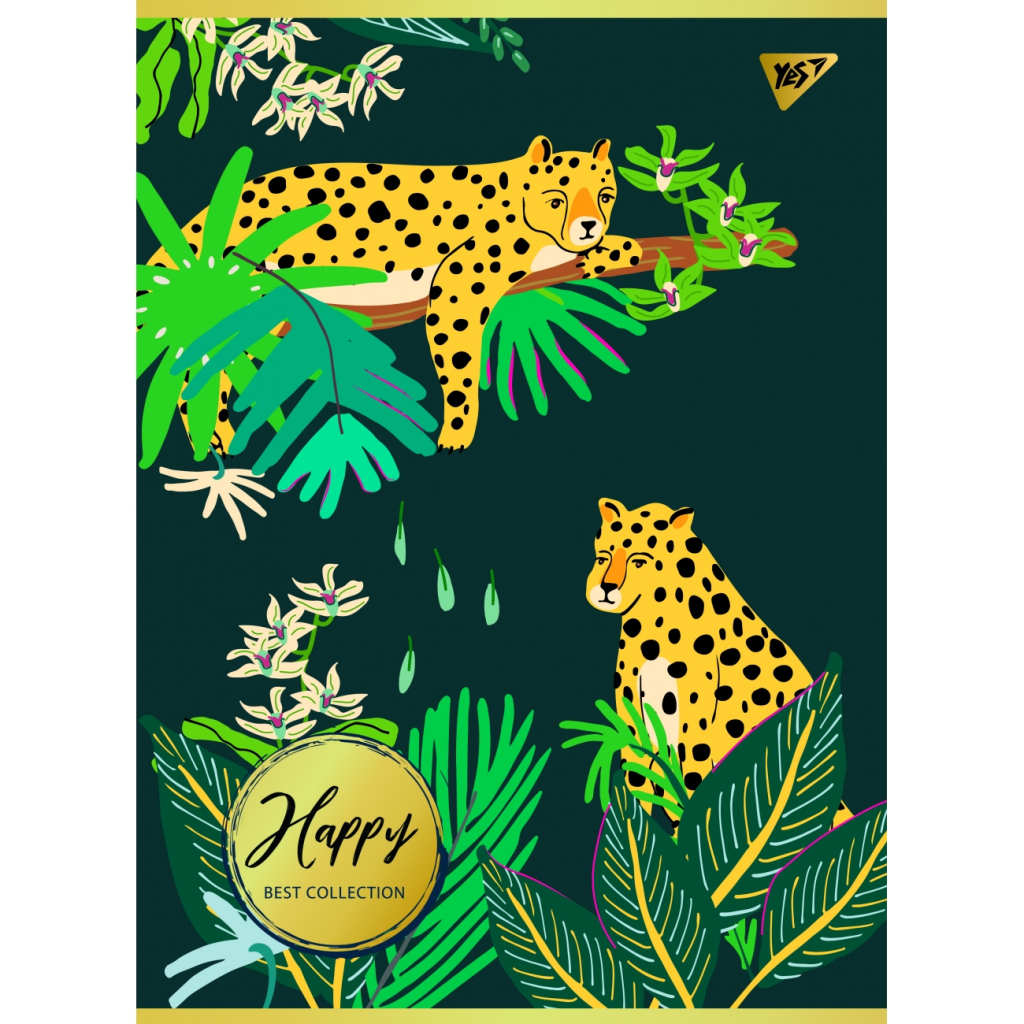 Зошит Yes А4 Happy 96 аркушів, клітинка (681939) - зображення 1