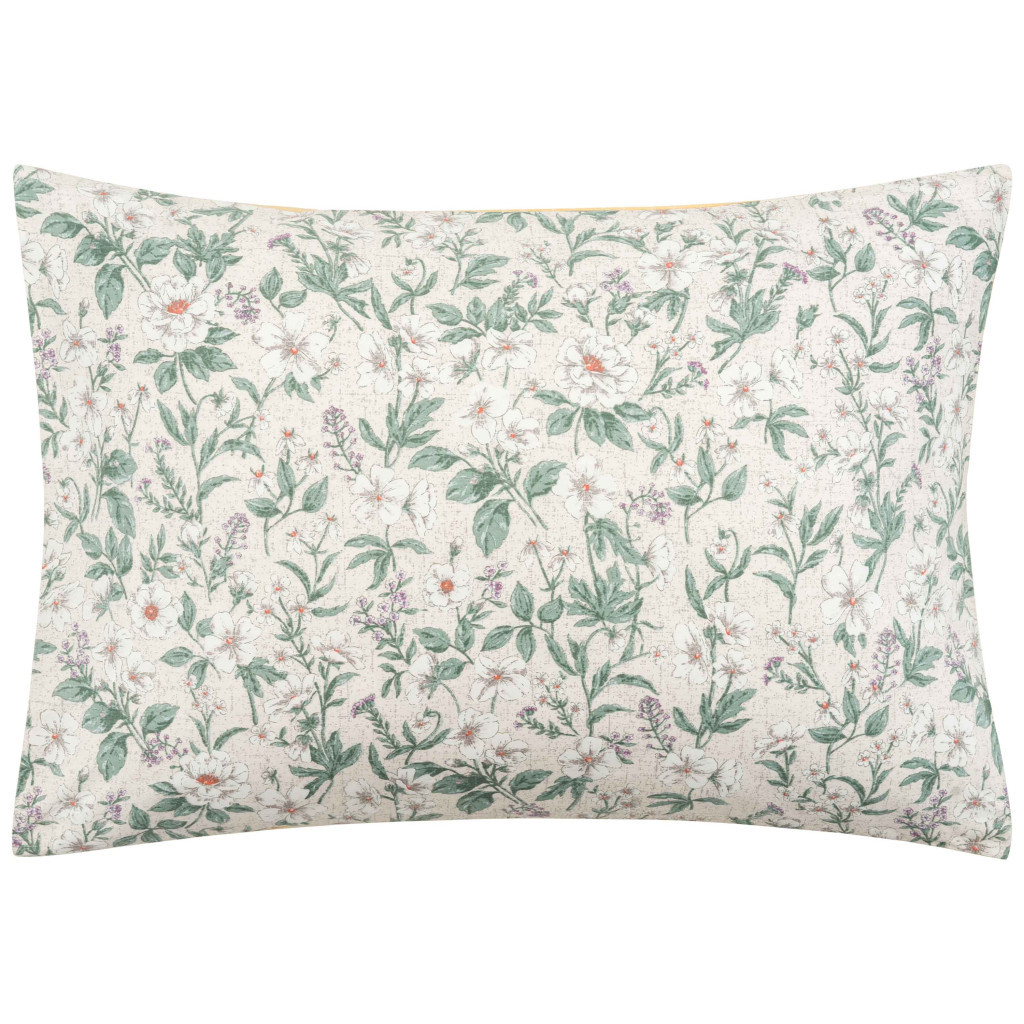 Постільна білизна Ardesto Gloria сатин квіти жовтий євро 200х220 (ART2022FW) - зображення 5