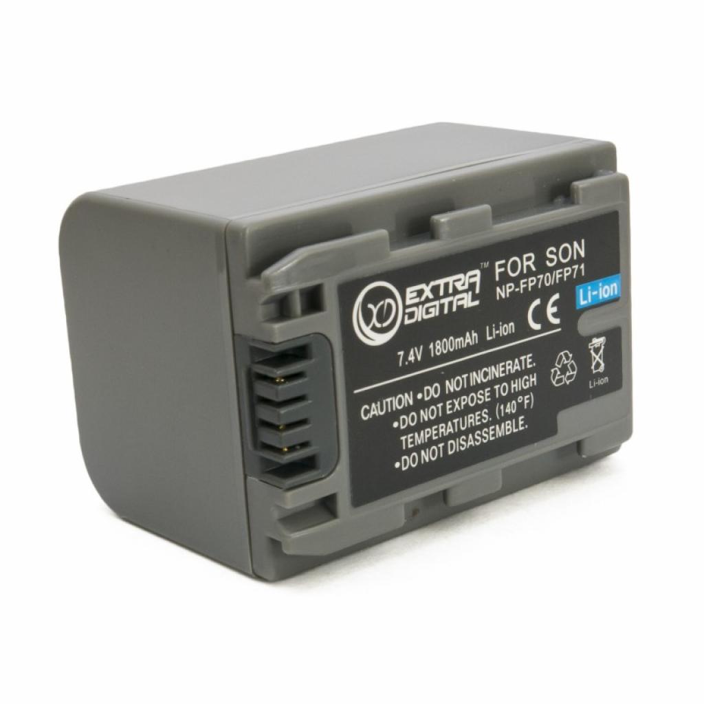 Акумулятор до фото/відео Extradigital Sony NP-FP70 (BDS2668) - изображение 1