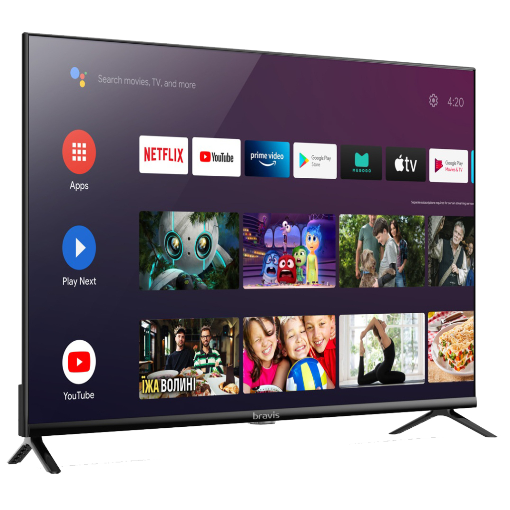 Телевізор Bravis 43K6000U - зображення 3