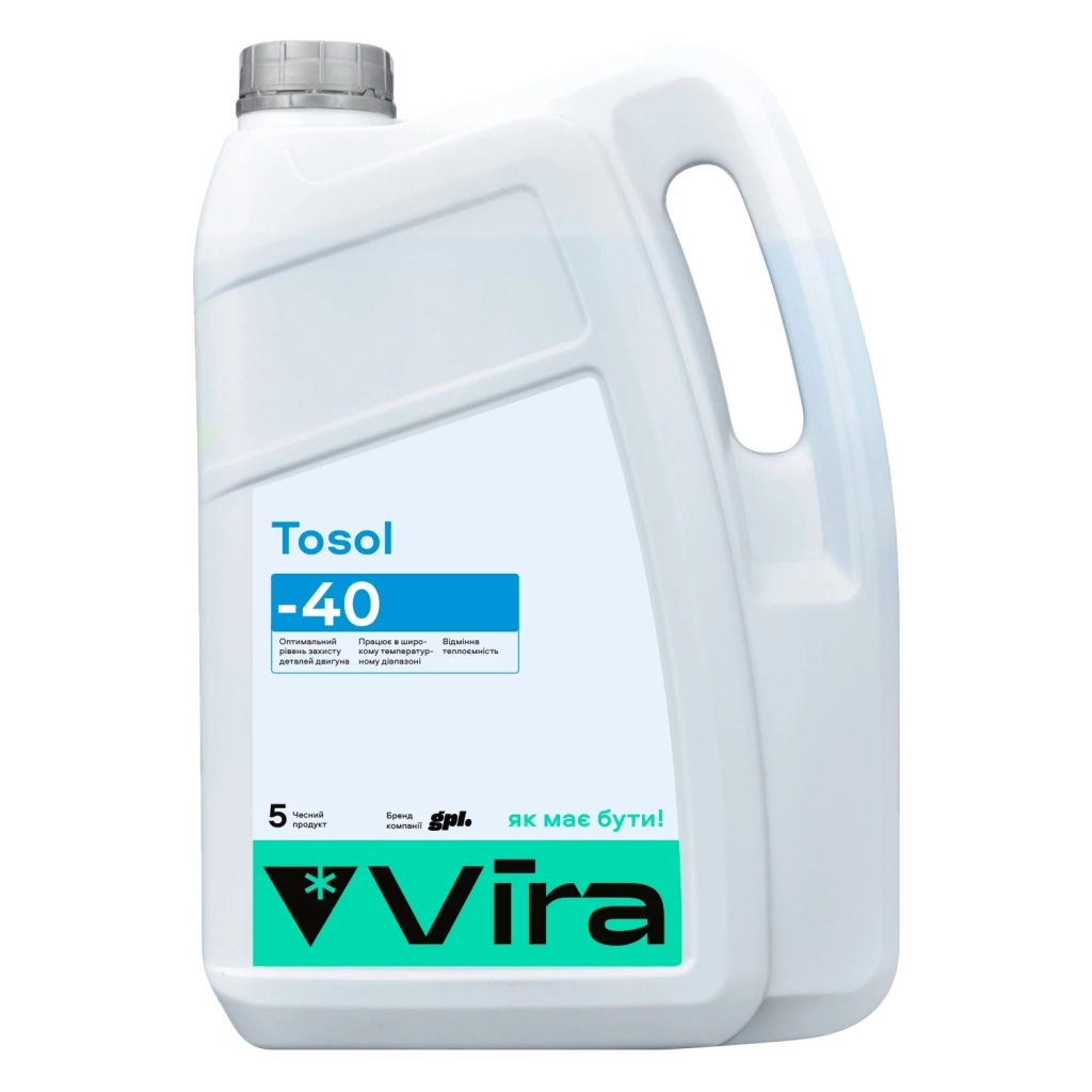 Тосол VIRA -40 °C синя 5 кг (VI0012) - зображення 1