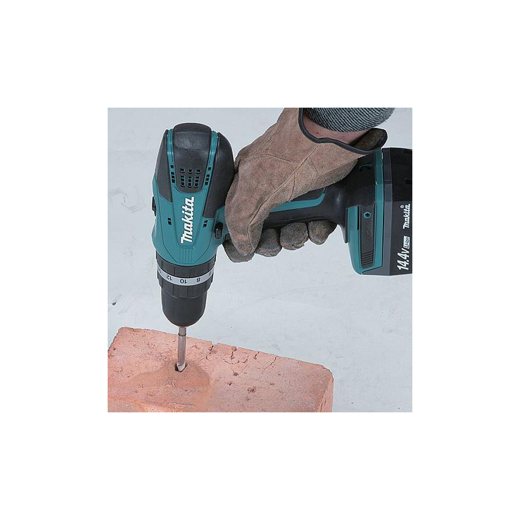 Шуруповерт Makita LXT, 1,5Аг х 2шт, DC18SD, кейс, 42 / 27Нм (DHP453SYE) - зображення 9