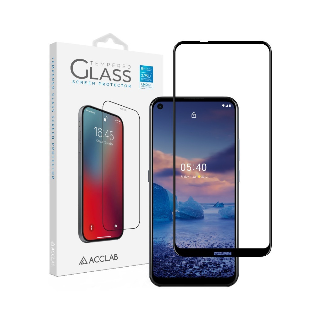 Скло захисне ACCLAB Full Glue Nokia 5.4 (1283126510809) - зображення 1