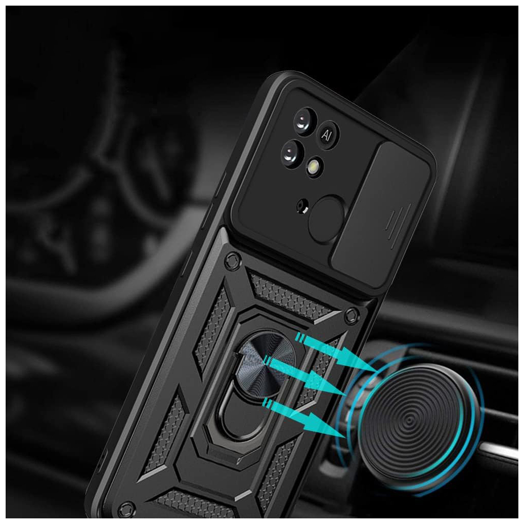 Чохол до мобільного телефона BeCover Military Xiaomi Redmi 10C Black (707425) - зображення 5