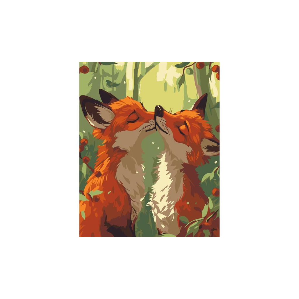 Картина по номерам ArtCraft Ніжні лисички 40х50 см (11690-AC) - зображення 2