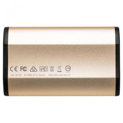 Накопичувач SSD USB 3.1 250GB ADATA (ASE730-250GU31-CGD) - зображення 2