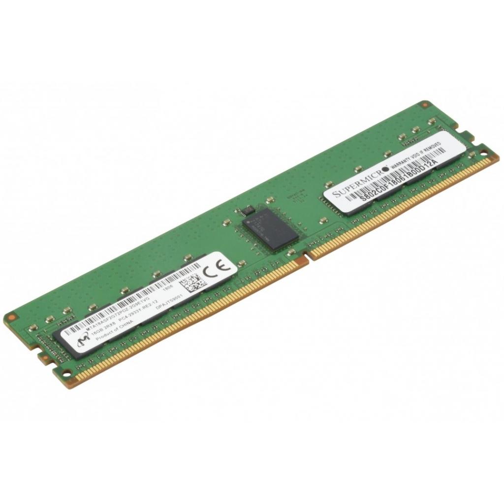 Модуль пам'яті для сервера DDR4 16GB ECC RDIMM 2933MHz 2Rx4 1.2V CL21 Supermicro (MEM-DR416L-CL01-ER29/MTA18ASF2G72PDZ-2G9E1) - зображення 1