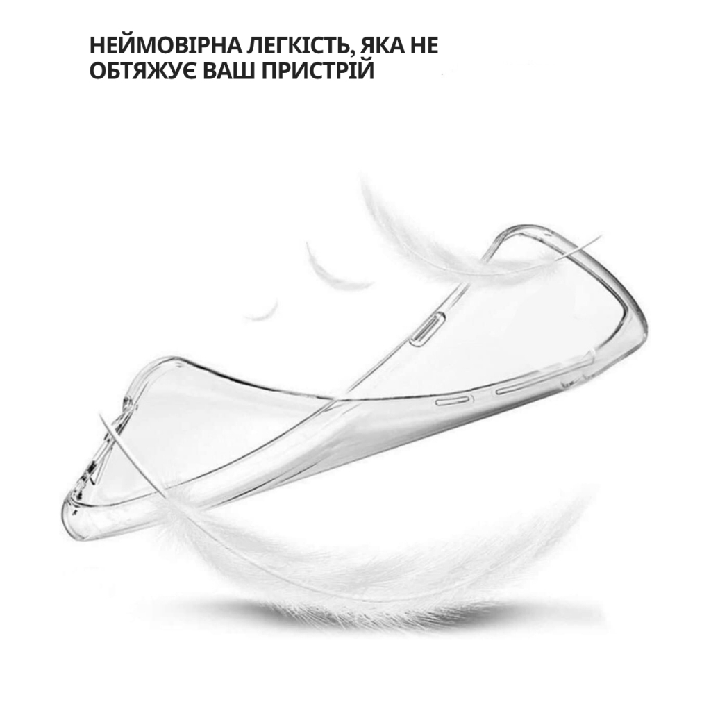 Чохол до мобільного телефона BeCover Silicone Infinix Hot 60 5G (X6726) / 60i 4G (X6728) Transparent (714402) - зображення 5