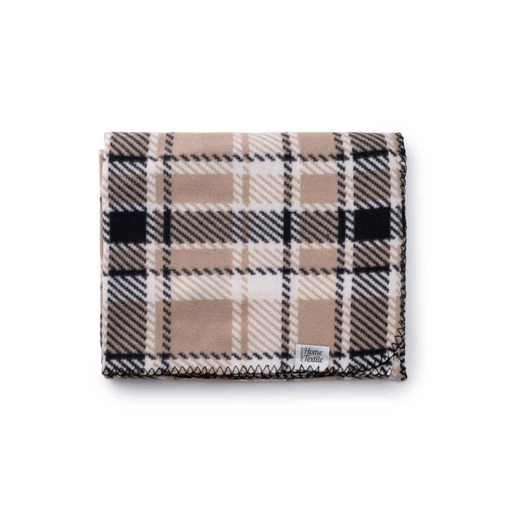 Плед Ardesto Fleece клітинка коричнева 130х160 см (ART0703PB) - зображення 12