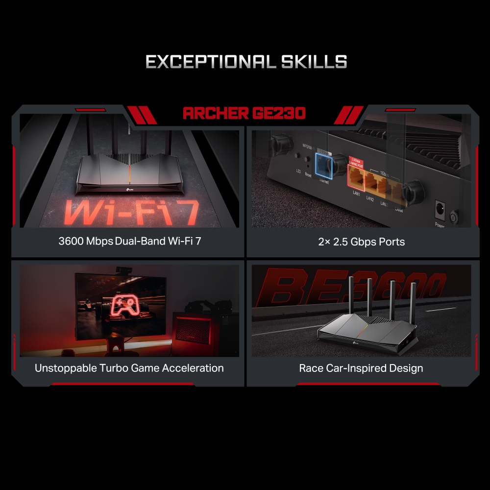 Бездротовий маршрутизатор TP-Link Archer GE230 - изображение 4