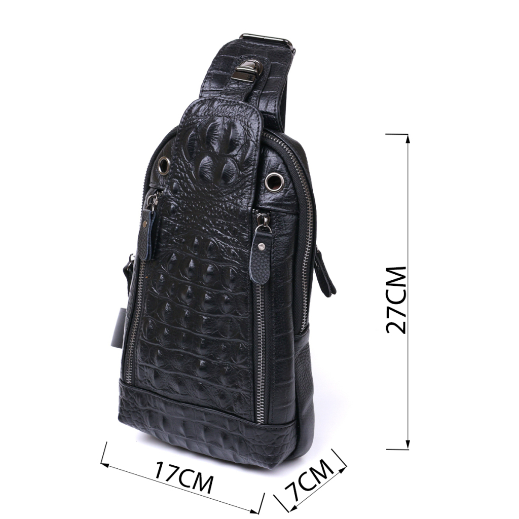 Сумка Vintage Через плече Чорна (20671) - зображення 3