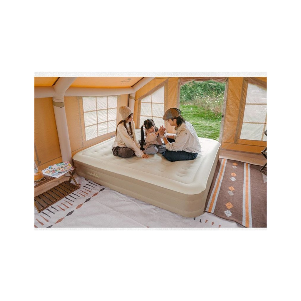 Матрац надувний Naturehike CNH22DZ015 Double 198x150x36 см Beige (6927595713488) - зображення 3