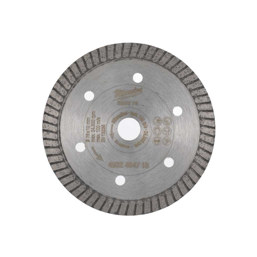 Круг відрізний Milwaukee для M12 FCOT, алмазний DHTS 76, 76мм (4932464715) - зображення 2