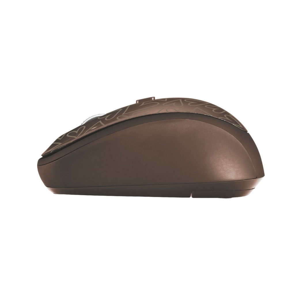 Чохол до ноутбука Trust 15.6" Yvo Mouse & Sleeve Brown-hearts + mouse (23446) - зображення 5