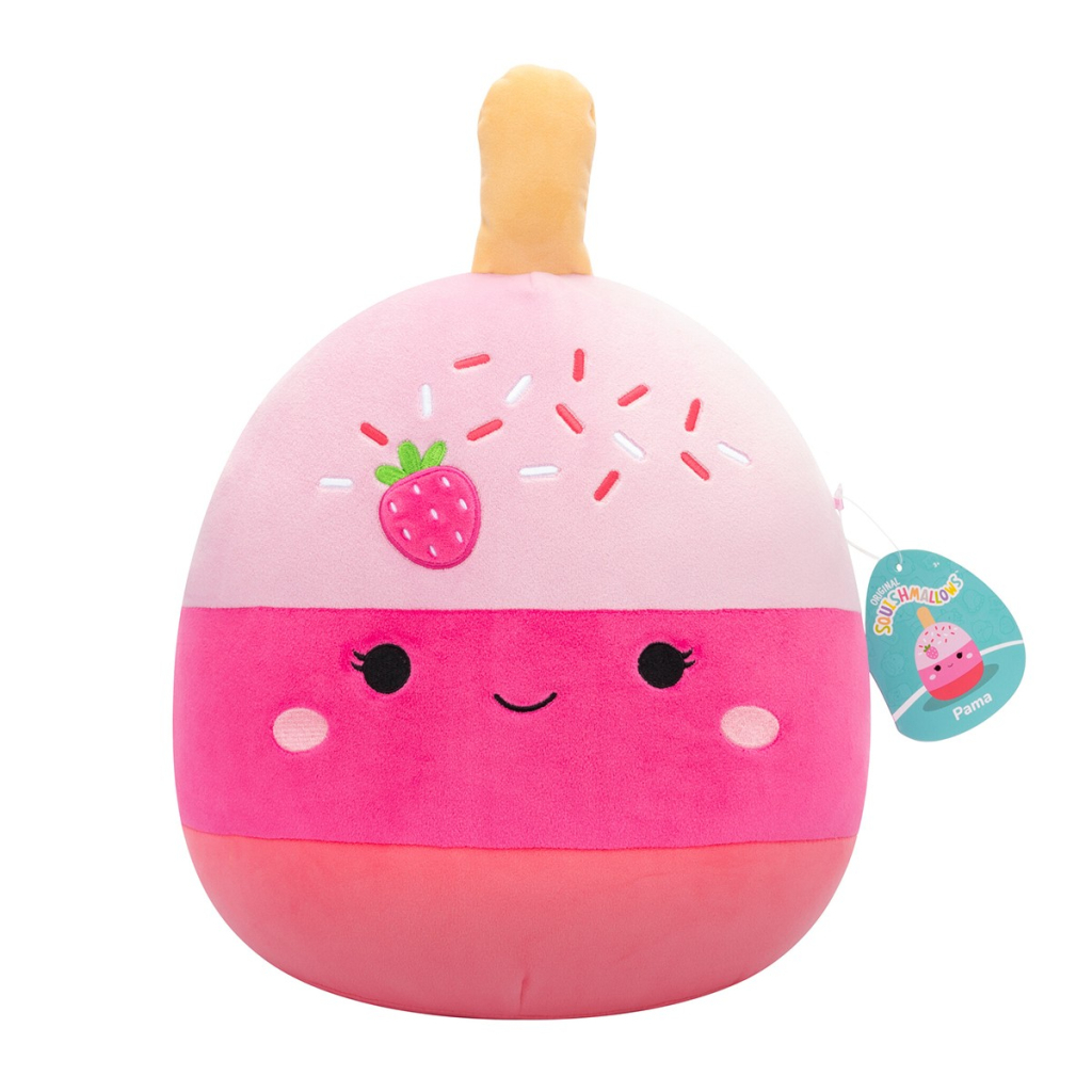М'яка іграшка Squishmallows Полуничний кейк-поп Пама 30 см (SQCR06573) - изображение 7